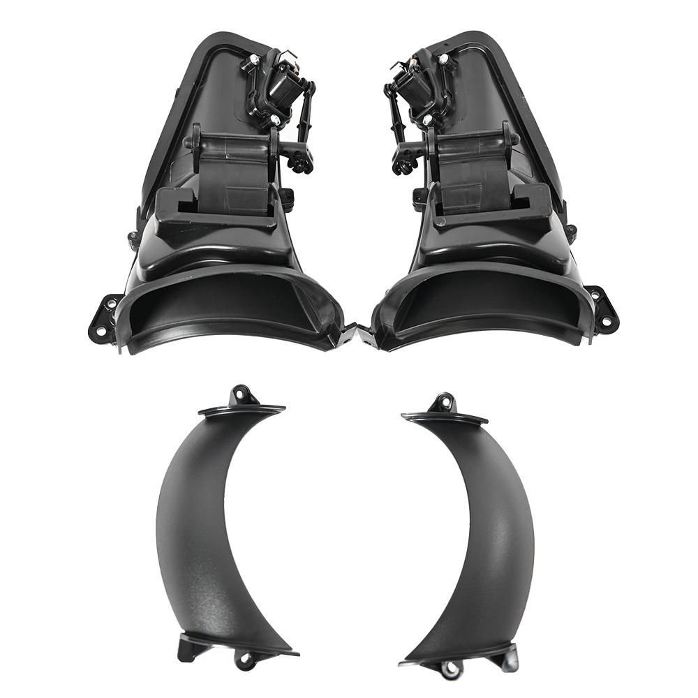 Harley-Davidson Road Glide (15-23) Dual Light Inner Air Intake Box - Black