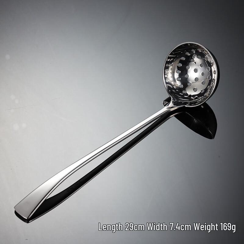 

Qianxing 304 Stainless Steel Long Handle Slotted Spoon Set