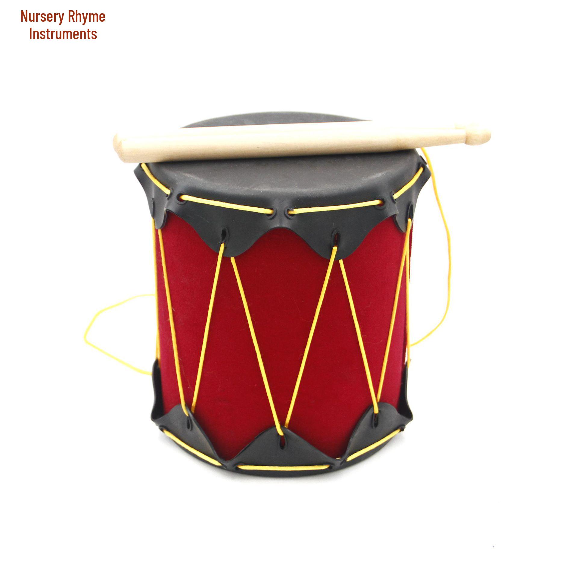 Orff Double-Sided Rubber Drum Instrument 15-20 cm Diameter