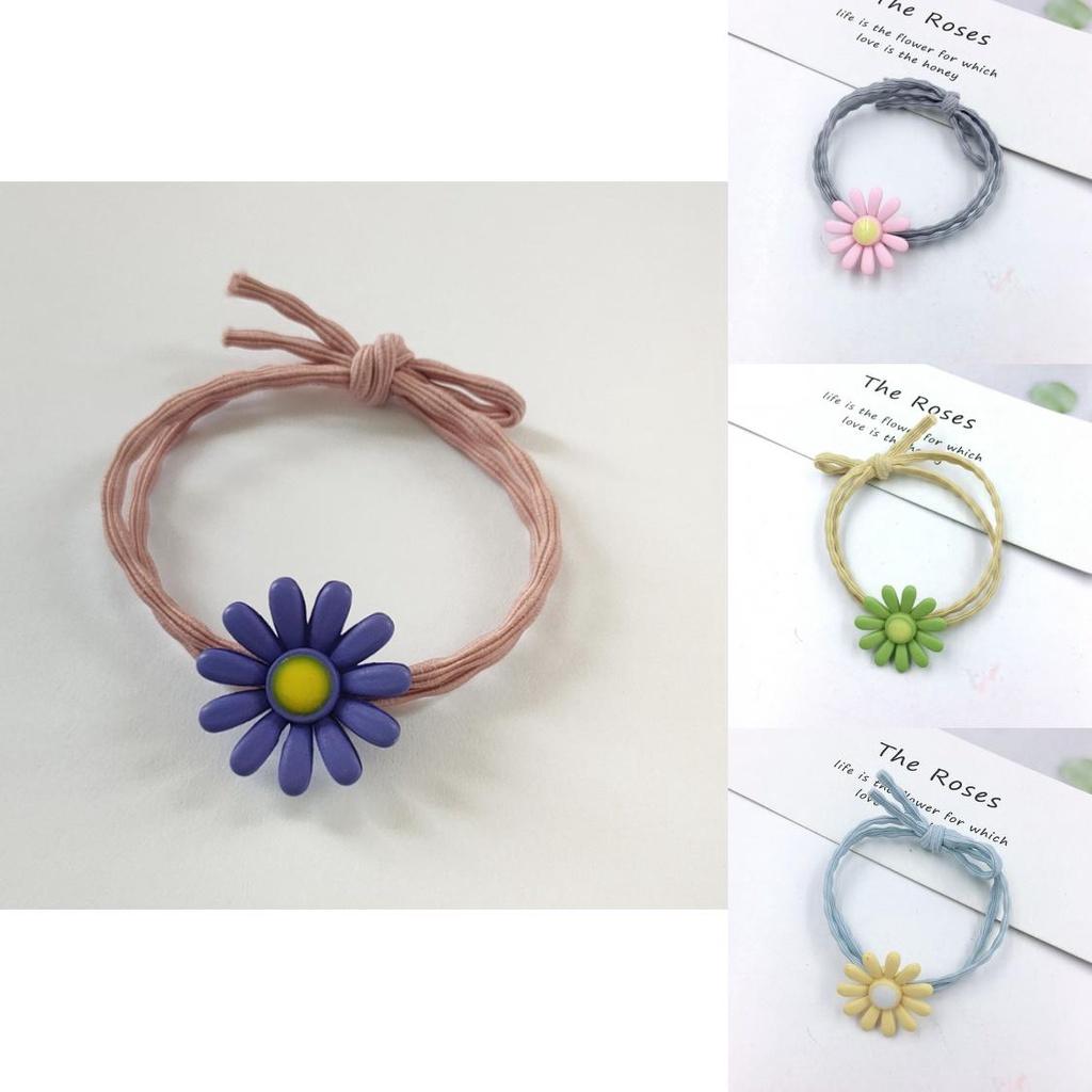Beautiful Ins Women Daisy Hair Rope Headband With High-elastic Korean Rubber Band