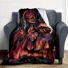 1pc Horror Ritual Outdoor Blanket Lightweight Flannel, Soft & Warm, All Season Use for Sofa, Outdoor, Camping, Living Room, Office, Chair