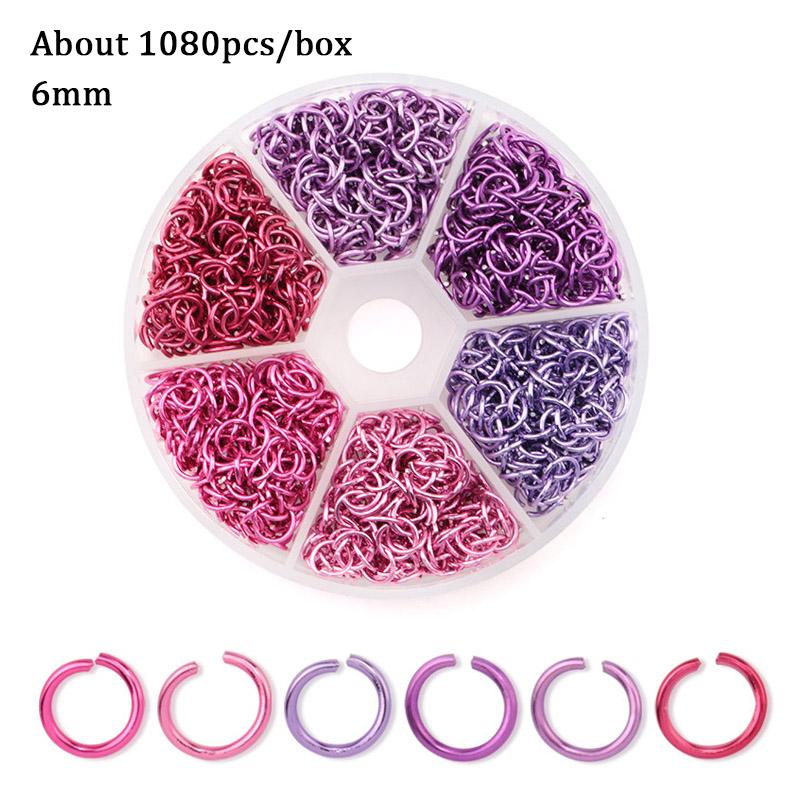 Jewelry Findings Set open jump rings Loose spacer beads Earring hooks Rubber Earring Backs for Jewelry Making DIY handicraft