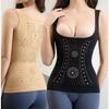 Doppelriemen-Unterbrustkorsett mit Schulterträgern, Shapewear, Hochkompressionskorsett, Körperformung, Taillenformung, Bauchstraffung