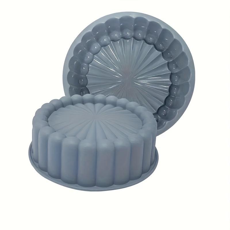 Antihaft-Silikon-Kuchenform, 100-fach faltbare runde Kuchenform, Sonnenblumen-Hähnchen-Kuchenform für Küche und Haushalt, Backwerkzeug