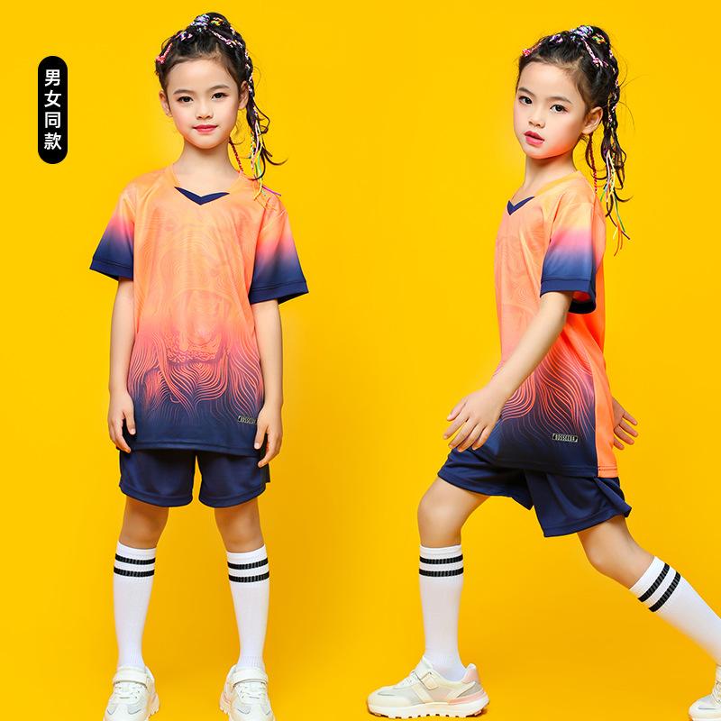 New Children's and Students' Football Uniforms, Training Uniforms, Men's and Women's Badminton Uniforms, Breathable, Quick-drying, Sweat-absorbing 