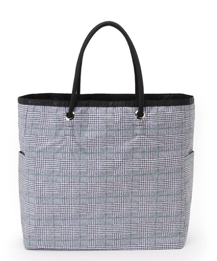 

Официальная сумка-тоут LARGE 2 WAY Check [LeSportsac] TOTE/1113 женская 2-сторонняя серо-зеленая