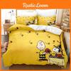 Cartoon Digital Print Duvet Cover Pillowcase Set Bedroom Gift Bedding