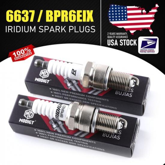 Genuine Quality For NGK 6637 BPR6EIX NEW Spark Plugs Set 4Pcs, US FREE SHIPPING