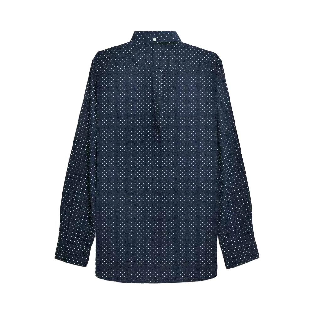 Lambretta Mens Pin Dot Long-Sleeved Shirt