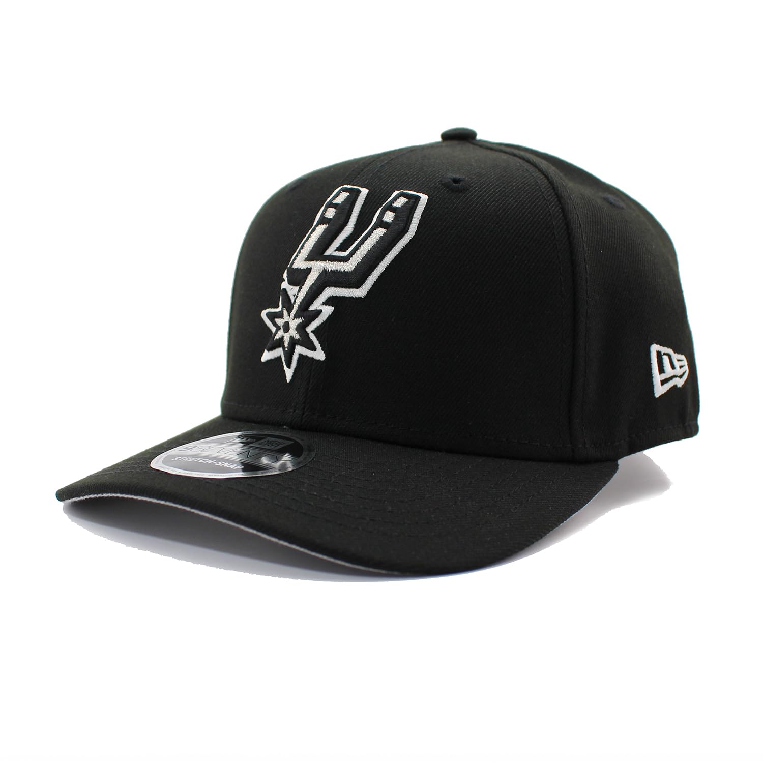 

New Era 9SEVENTY Stretch Snapback San Antonio Spurs NBA STRETCH SNAPBACK SAN ANTONIO Black Cap, CAP, BLACK, SPURS, 970SS, Basketball, [Used]