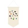 Large Badge Display Stand Fabric Collection Board For Pins And Medals Organizer Hanging Storage Cloth