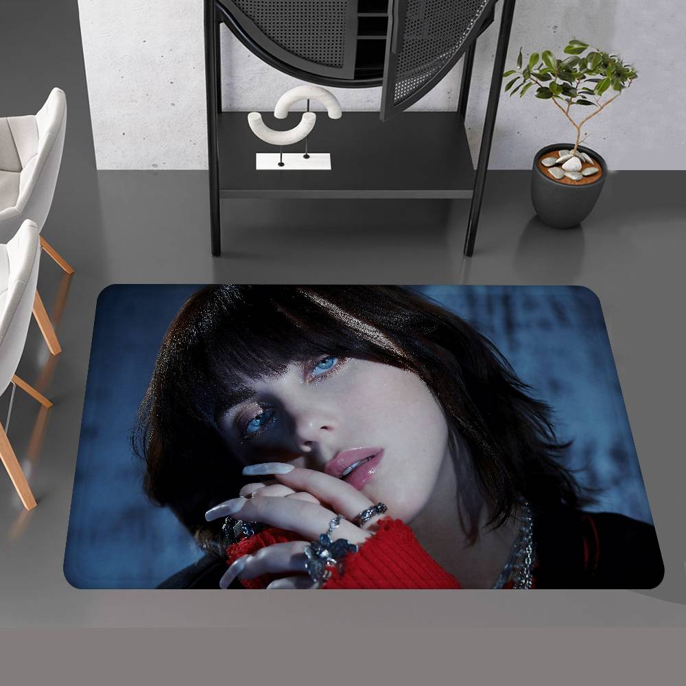 

Pop Singer B-Billie Room Mats Anti-slip Absorb Water Long Strip Cushion Bedroon Mat Household Carpets 40x60cm
