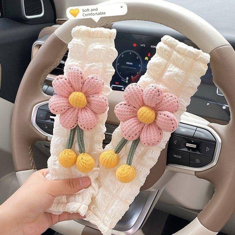 Car Seat Belt Shoulder Pads, Car Seat Belt Protectors, Cute Car Interior Decoration Items, Anti-Neck Strangulation