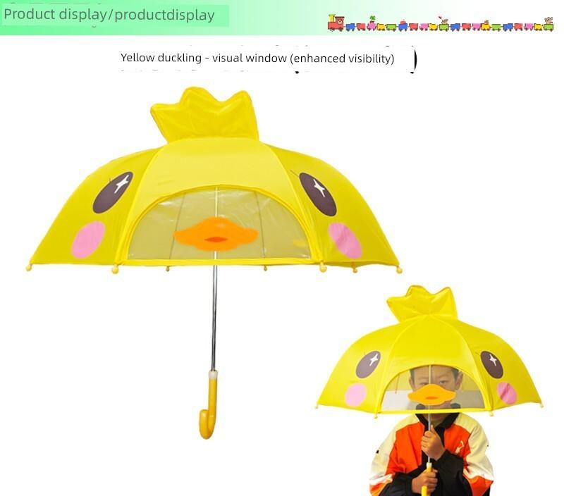Children's Umbrella Boys and Girls Kindergarten Cute Cartoon Umbrella Baby Princess Umbrella Girl Boys Go to School Dedicated Umbrella