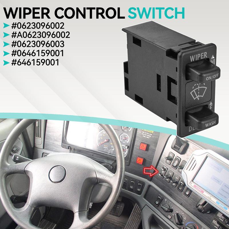 For Freightliner Trucks Coronado Columbia2000-2017 Multi-Function Wiper Speed Control Switch Regulator Button Assembly0623096002