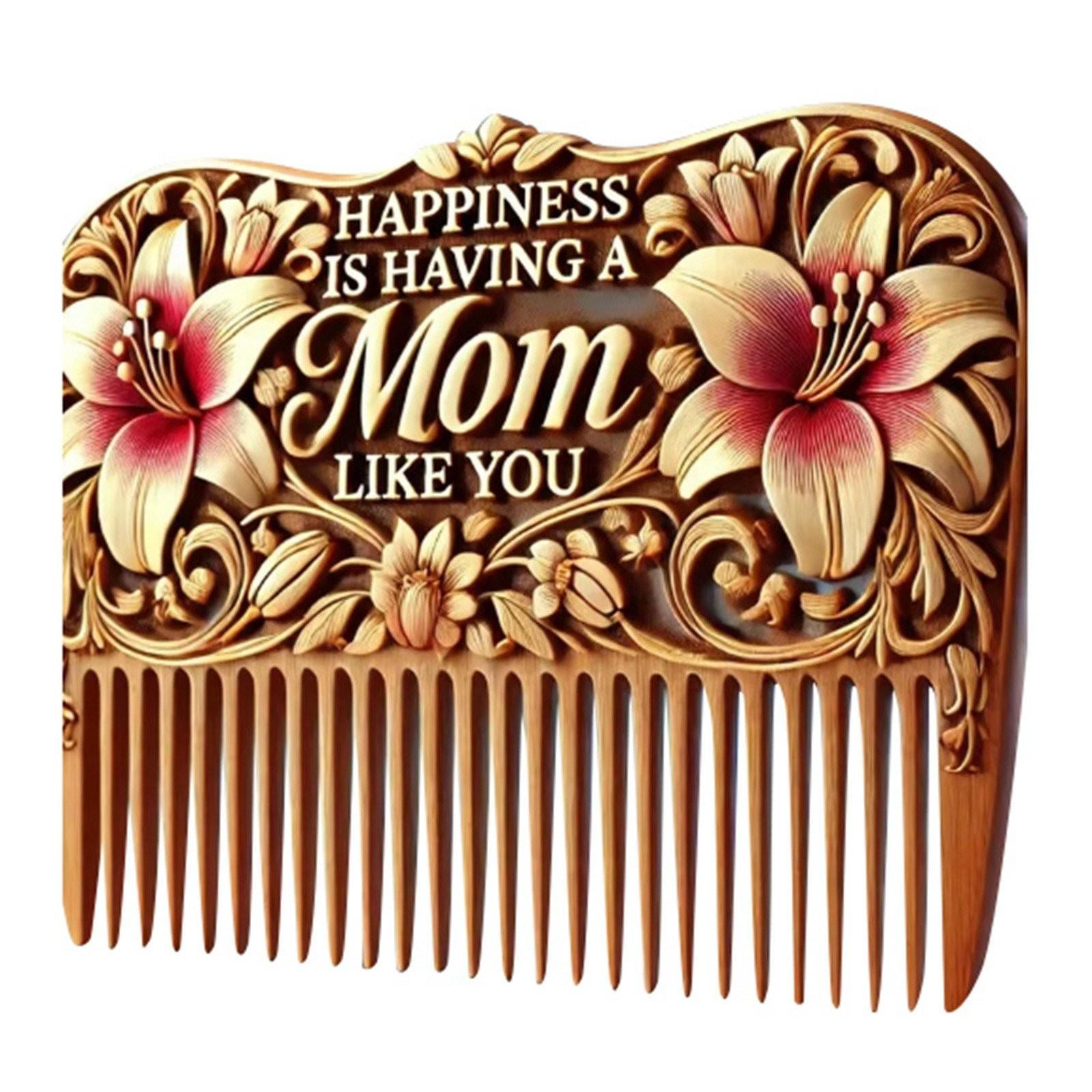 

Ручная резьба по дереву День матери День гребня Изысканные и значимые подарки Подарки для женщин One Size