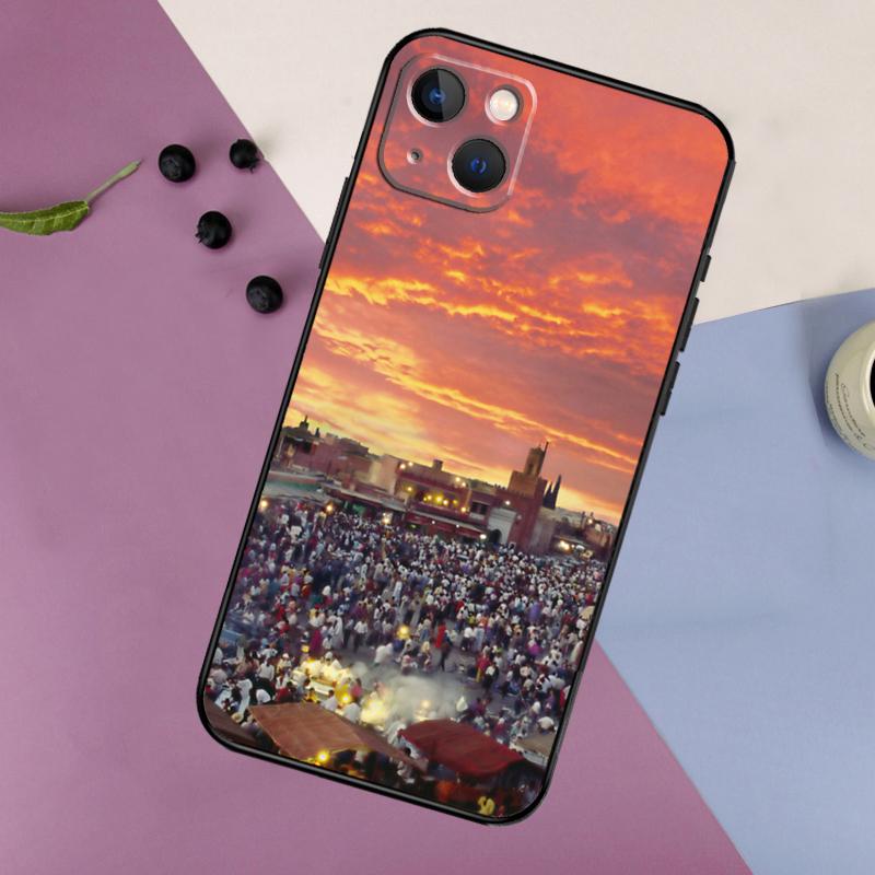 Morocco Moroccan Flag Silicone Case For iPhone 17 15 14 13 12 11 Pro Max 16 Plus 12 13 Mini 16e 17 Air Back Cover