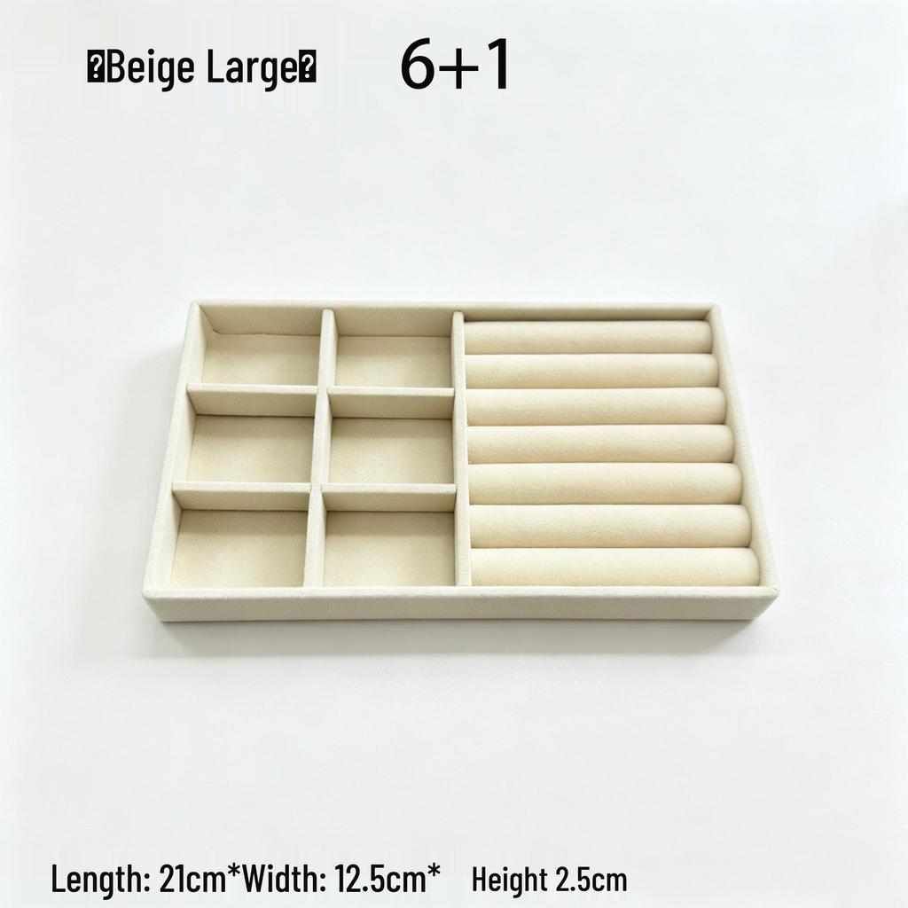 Multi-Functional Jewelry Storage Box & Display Tray for Accessories