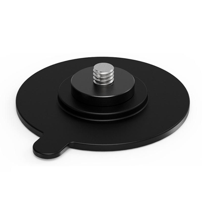 Lightweight Aluminum Alloy 1/4inch Male Screw Suction Cup Holder Base for Action Cameras On Tile Metal Glass Surfaces