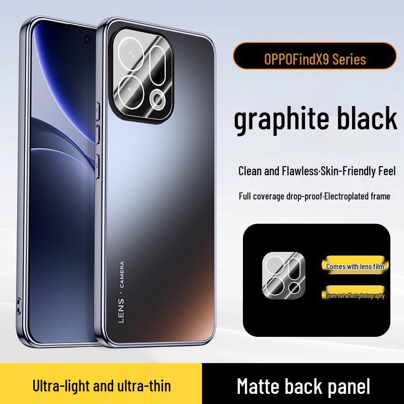 Compatible OPPO Find X9 Pro Electroplated Case: X7/X7 Ultra, Frosted, Unisex, X8/S8S+ Protective Cover Find X7 Ultra