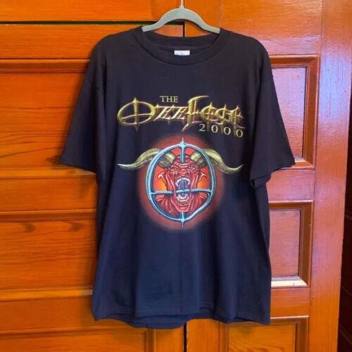 Ozzy Osbourne Ozzfest Vintage 2000 Maglietta Concerto Unisex Uomo Donna CG322