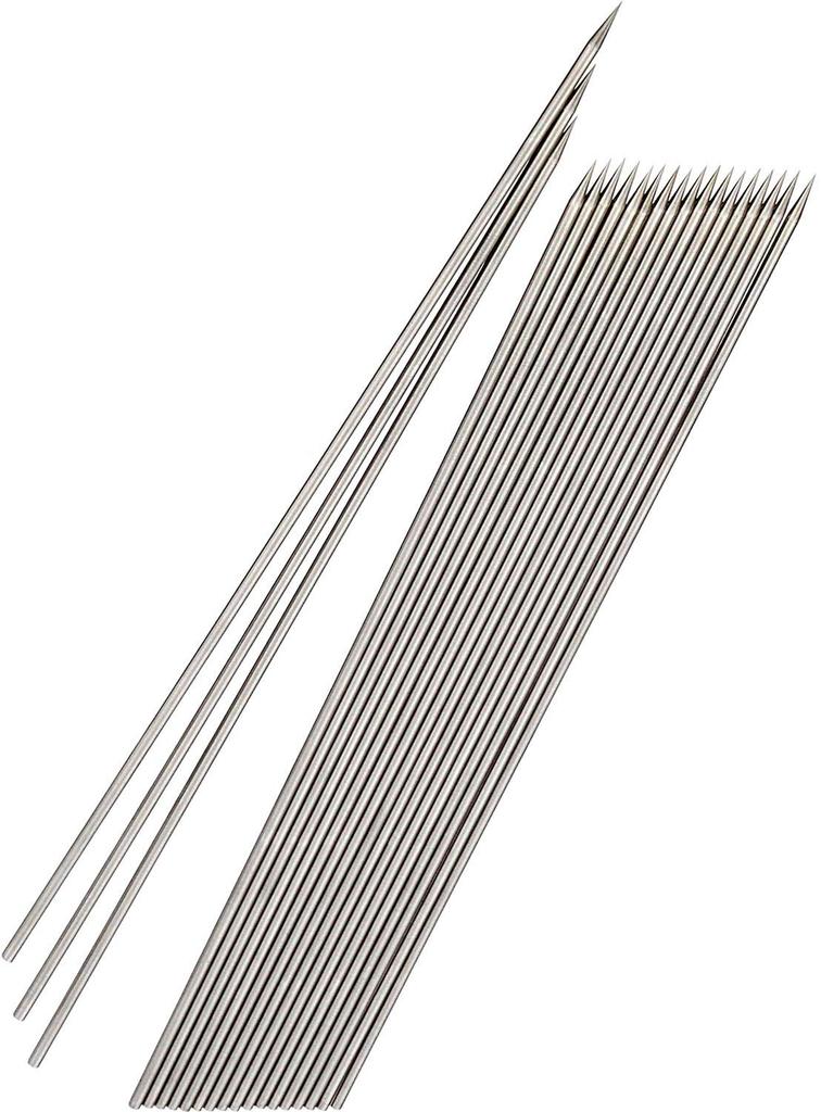Nagao BBQ Halnyárs Átmérő 1,6 mm Hossz 21 cm 20 darabos készlet SUS304 Japánban készült 716210