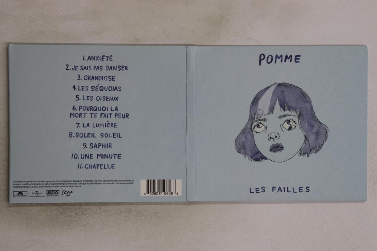 

CD POMME - Les Failles 0810600 POLYDOR 2019 Франция Рок Б/У