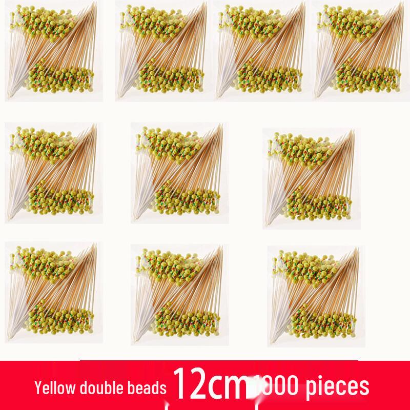 ZISIZ Disposable Bamboo Fruit Picks