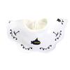 Adjustable Snap Closure Muslin Drooling Bib Convertible Saliva Towel Neck Scarf for Infants Toddler Nursing Daily