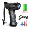 120W Car Air Pump Wireless/Wired Electric Inflatable Pump Portable Air Pump Tire Inflator Digital for Motorcycle Bicycle Balls