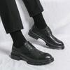 Fashion Handcrafted Mens Oxford Shoes Genuine Calfskin Leather Brogue Dress Shoes Classic Business Formal Shoes Man