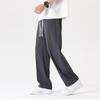 Japan Men's Summer Oversized Drawstring Suit Pants Y2K Straight Trousers Casual Baggy Wide Leg Jogger Pants Streetwear Overalls Sweatpants For Man
