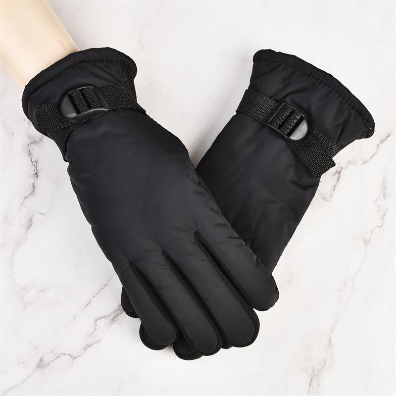 Autumn and winter ski warm gloves