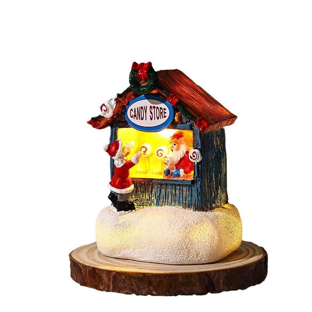 Santa-Claus Shop Micro  Resin Ornament