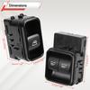 A9079058902 A9079050504 For Mercedes-Benz A Class Sprinter 3.5T Van 907 910 2018-22 Power Master Window Switch Passenger Button
