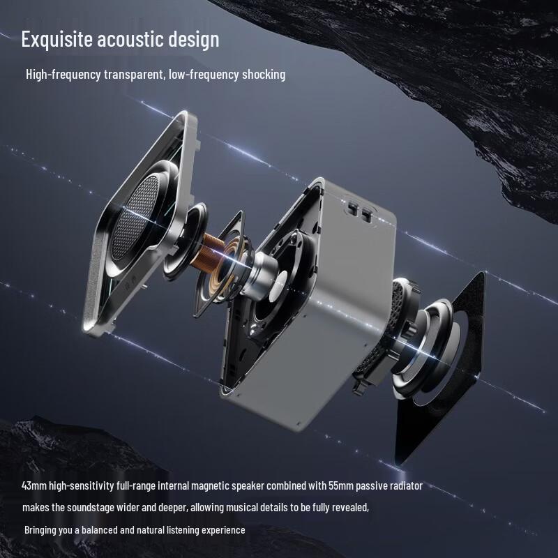 EDIFIER Halo Nano Portable Bluetooth Speaker with Atmosphere Light CN plug (adapter included)