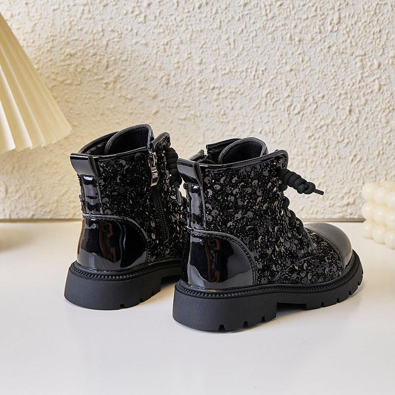 Girls' New Style Short Boots with Soft Soles, Casual Children's Shoes, Anti-slip Shoes