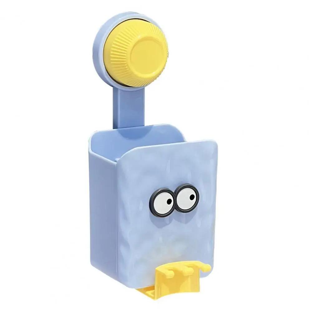 Yousheng Toothbrush Holder Wall-Mounted Organizer with Storage Compartment Strong Load-bearing Easy To Install Suction Cup Toothbrush Rack