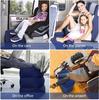 Inflatable Travel Footrest Pillow Multifunctional Adjustable Height Travel Pillow For Kids Sleeping And Leg Rest 