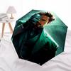 1pc Iron Man Mask Automatic Folding Umbrella, Durable Plastic & Iron, Lightweight for Outdoor Daily Use  003