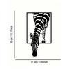Metal Zebra Wall Art Decor Handcrafted Iron Modern Farmhouse Living Room Office