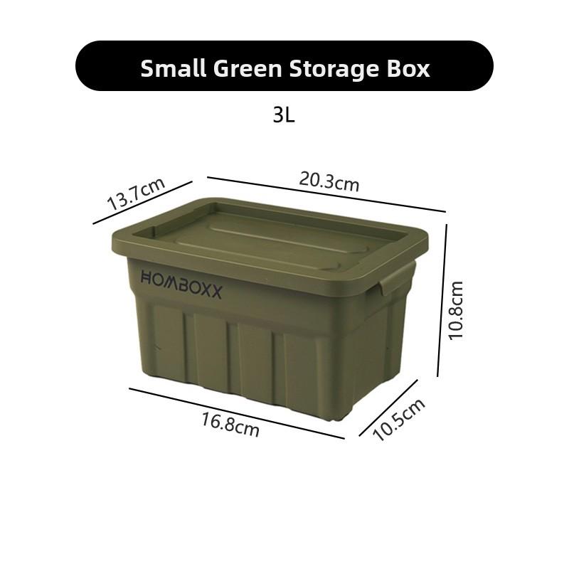 

Industrial Style Camping Carriage Storage Box Thickened Large Capacity Desktop Organization Case Outdoor Travel Gear