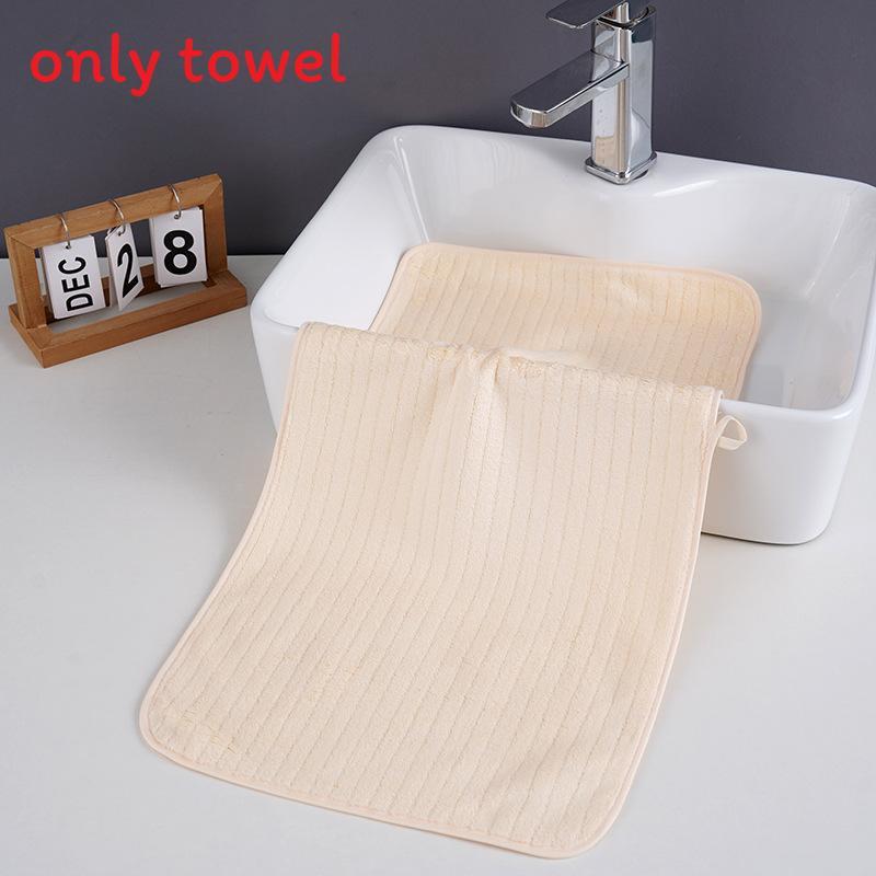 Coral Fleece Face Towel For Home Use Thick Absorbent Soft Adults Gift Collection