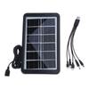 Portable 10W Solar Panel Charger USB Port Monocrystalline Silicon Phone Charger Easy To Carry for Hiking Camping Travel