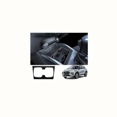 Jentrio Suzuki Fronx Drink Holder Cover Specially Designed ABS Glossy Black Abrasion Resistant Fronx