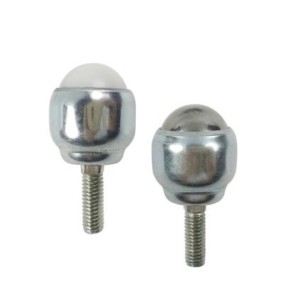 5PCS CY-19D M6 20kg Dia 19mm 3/4" Ball Metal or Nylon Transfer Bearing Unit Conveyor Roller Home Office