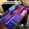 Large Mouse PadLady Gaga Custom Name Text Personalized Desk Mat Non Slip Gaming Pad