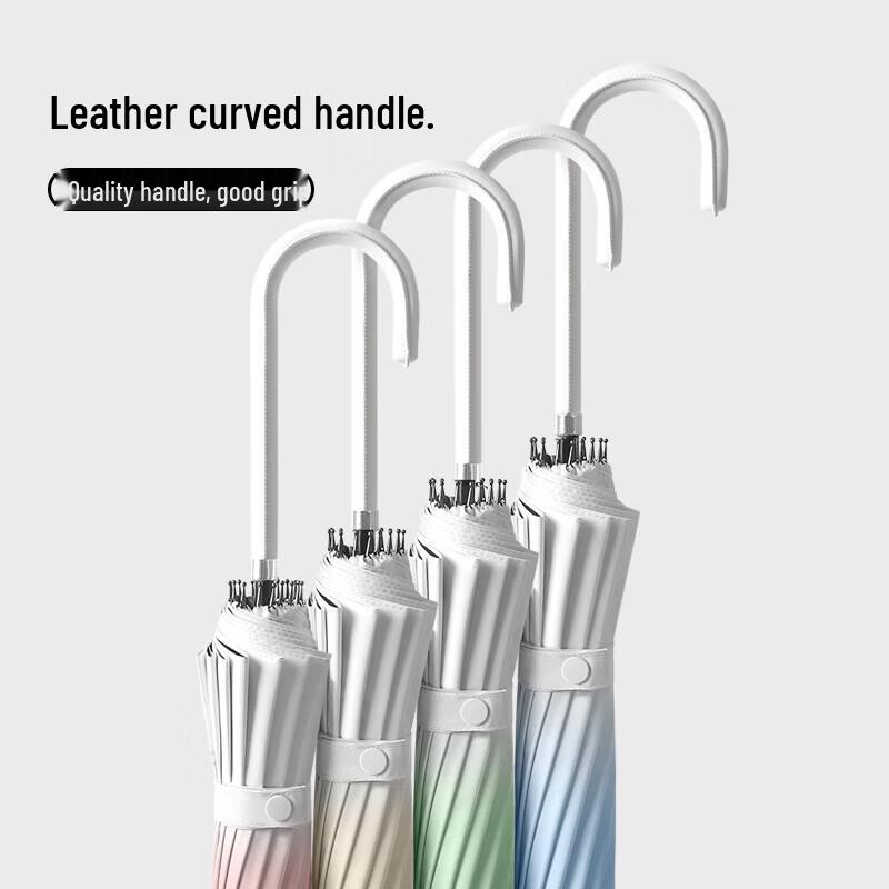 MAYDU 16-Rib Gradient Windproof Sun Rain Umbrella M1612