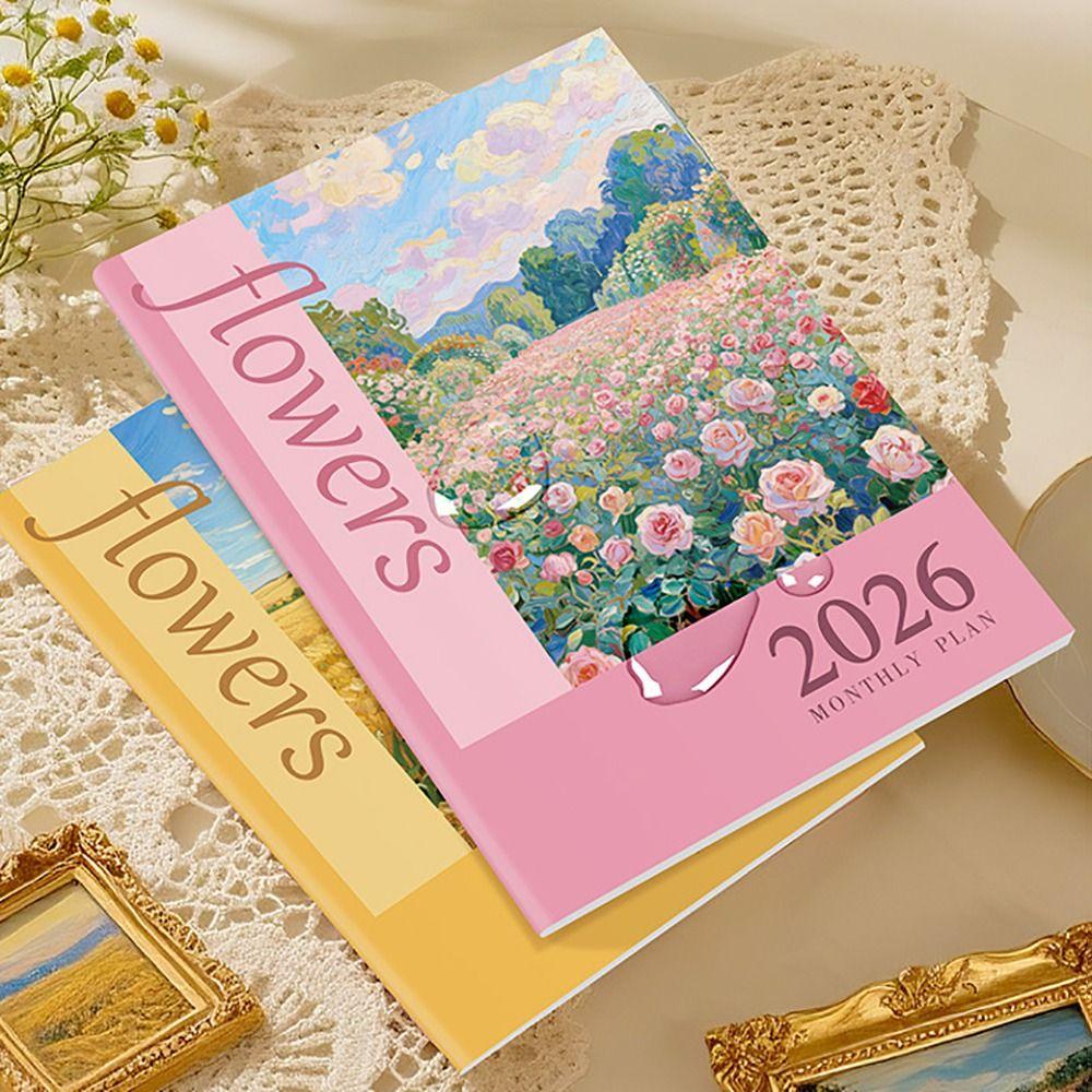 A4 A5 Planner Notebook 24 Sheets Agenda Planner Portable 2026 Schedules Notebook  Students