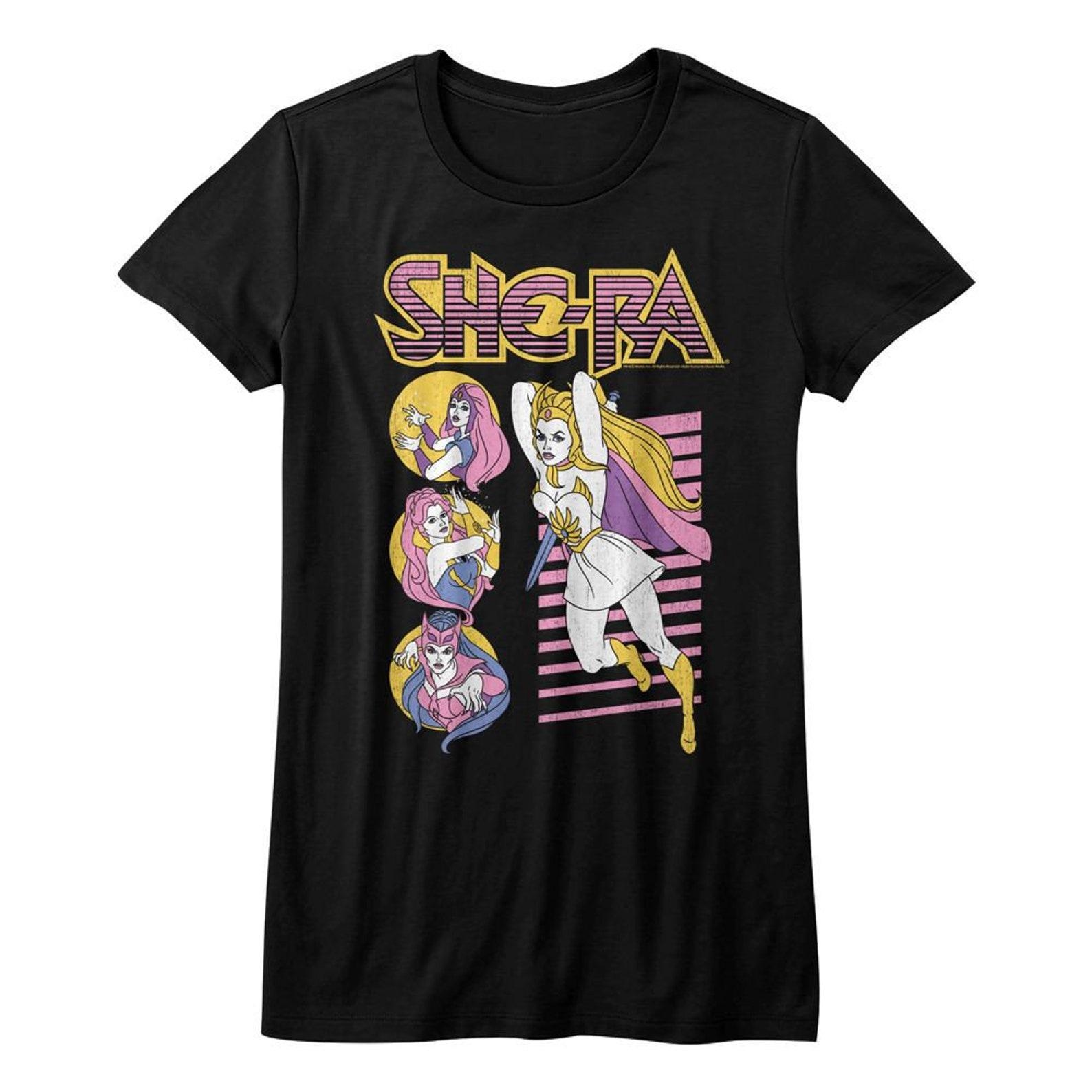 Masters of the Universe She Ra and Co Black Women s T-Shirt 2XL